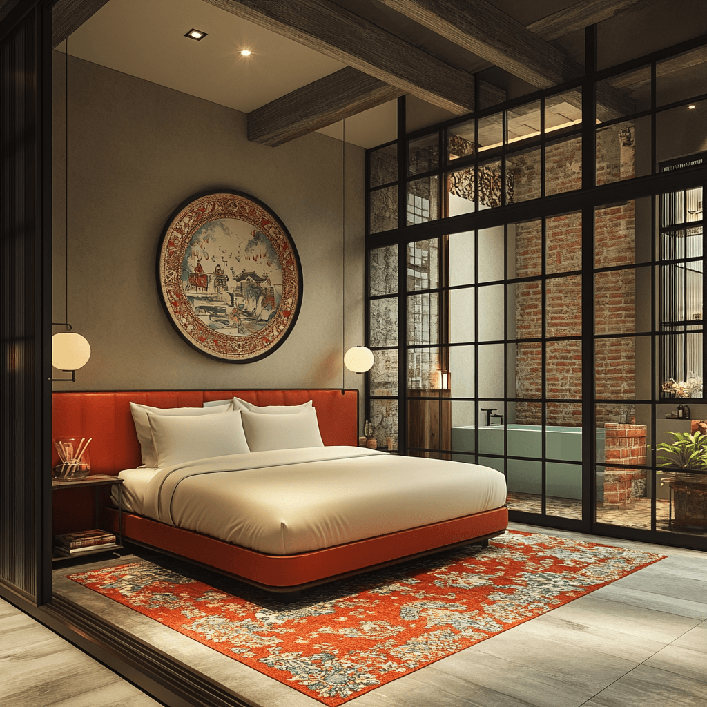 Boutique hotel bedroom designed by Studio RDN-X