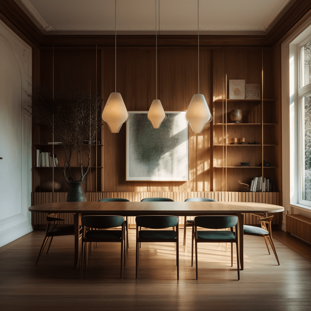 Contemporary dining room interior designed by Studio RDN-X